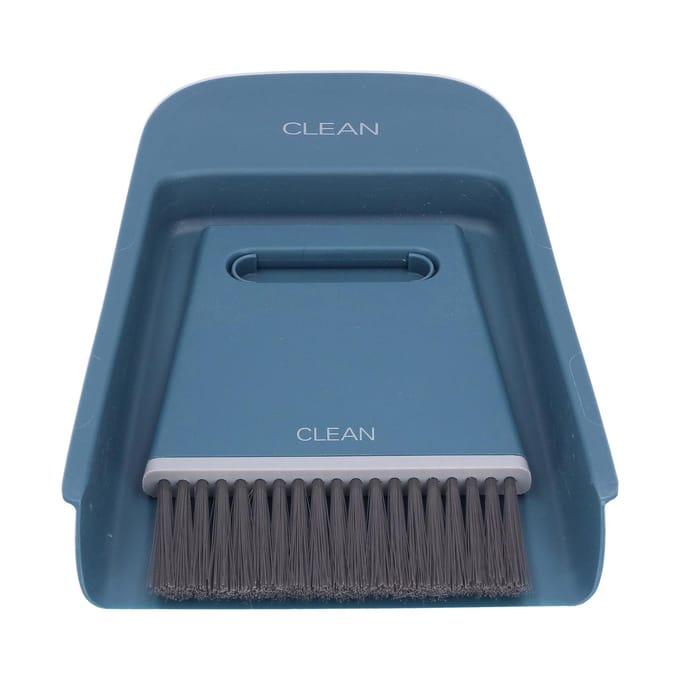 Ensemble de mini-balais et pelle à poussière pour bureau, brosse de nettoyage à main, outil de nettoyage pour usage domestique blue