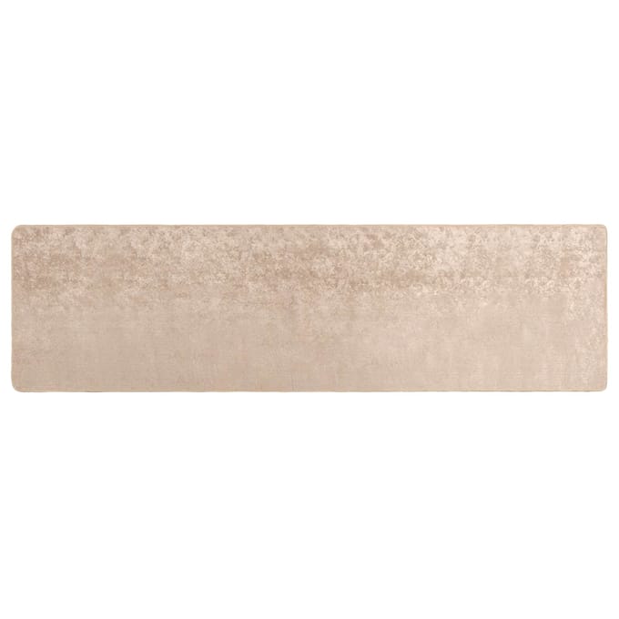 vidaXL - Tapijt - Runner - MARSA - Beige - 100 - x - 400 - cm - Polyester - en - PVC