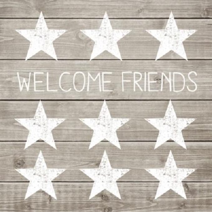PPD servetten Welcome Friends
