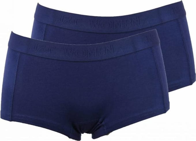 J&C dames string Kant 1605 - Kanten microfiber dames string - Lichtgrijs / XL