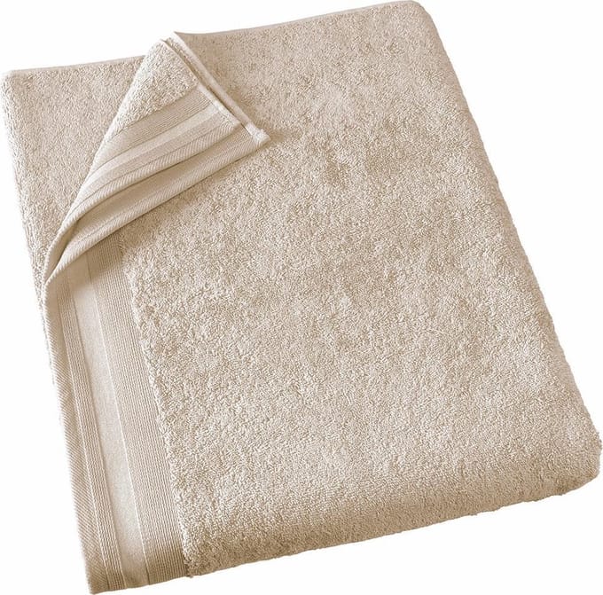 4 stuks De Witte Lietaer Douchehanddoek Contessa 100x150cm kleur SAND