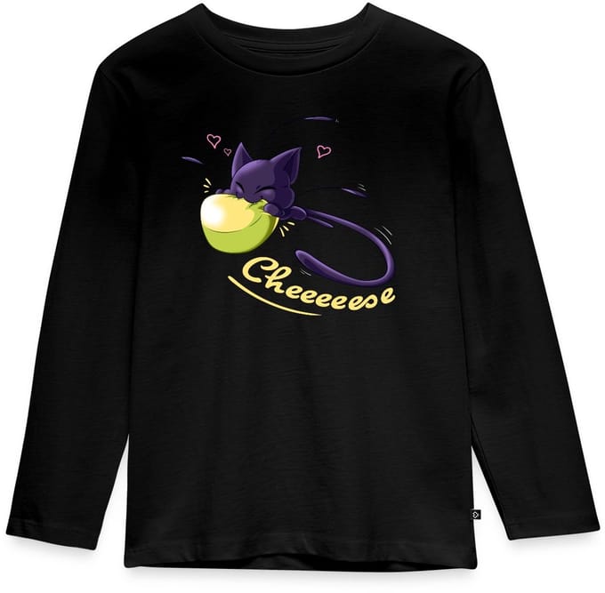 Miraculous Plagg Houdt Van Kaas Camembert Premium T-Shirt Kinderen