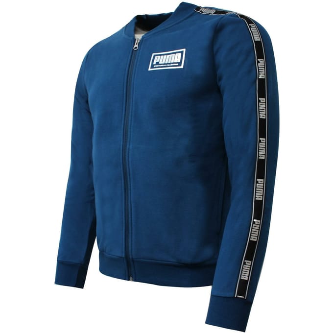 Puma Holiday Pack Bomberjack Taped Logo Blue Track Top 581767 38