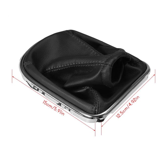 Auto Versnellingspook Gaiter Boot PU Lederen Stofkap voor Chevrolet Cruze 2008-2012 black