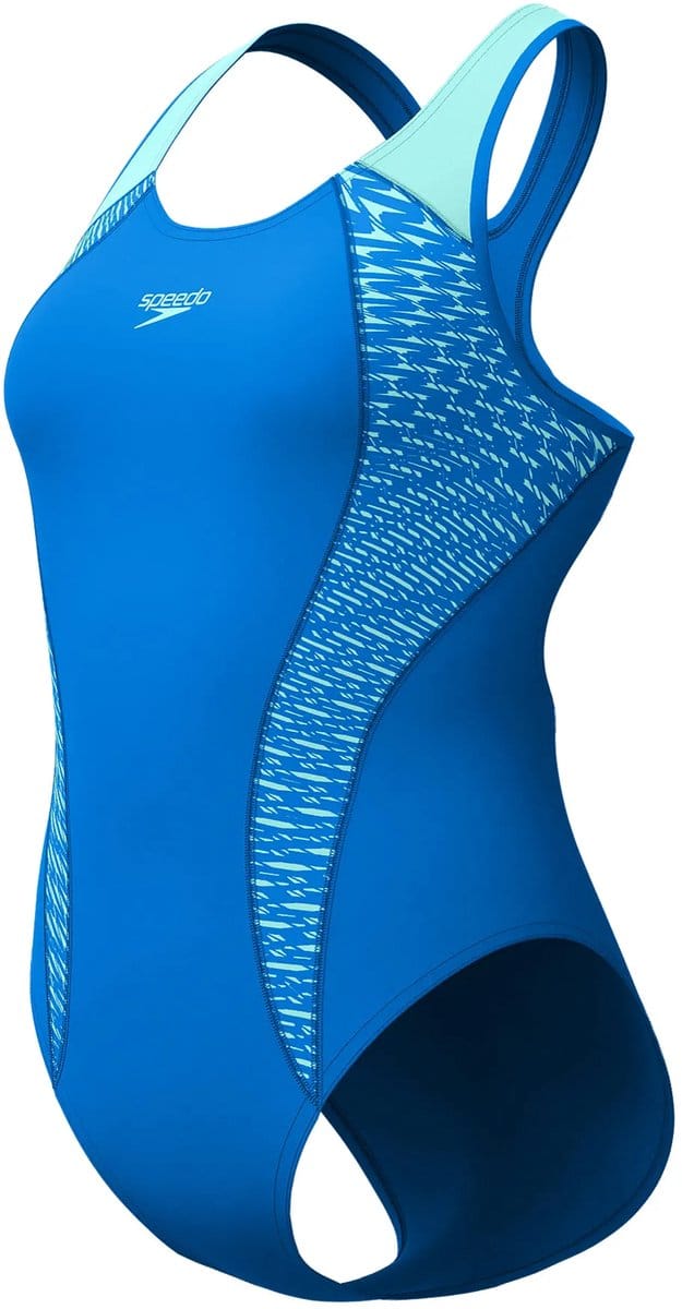 Dames zwempak uit 1 stuk Speedo End+ Placem Laneback