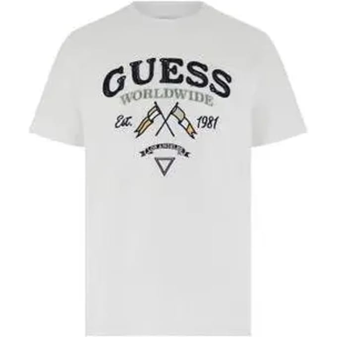 T-shirt met ronde hals en labelstitching