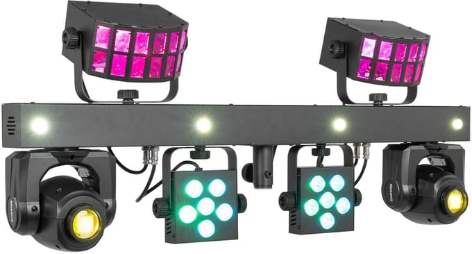 BeamZ ShowBar GO Glow - Alles-in-één lichteffect - Moving head bar - Derby-, PAR- en strobe-effecten