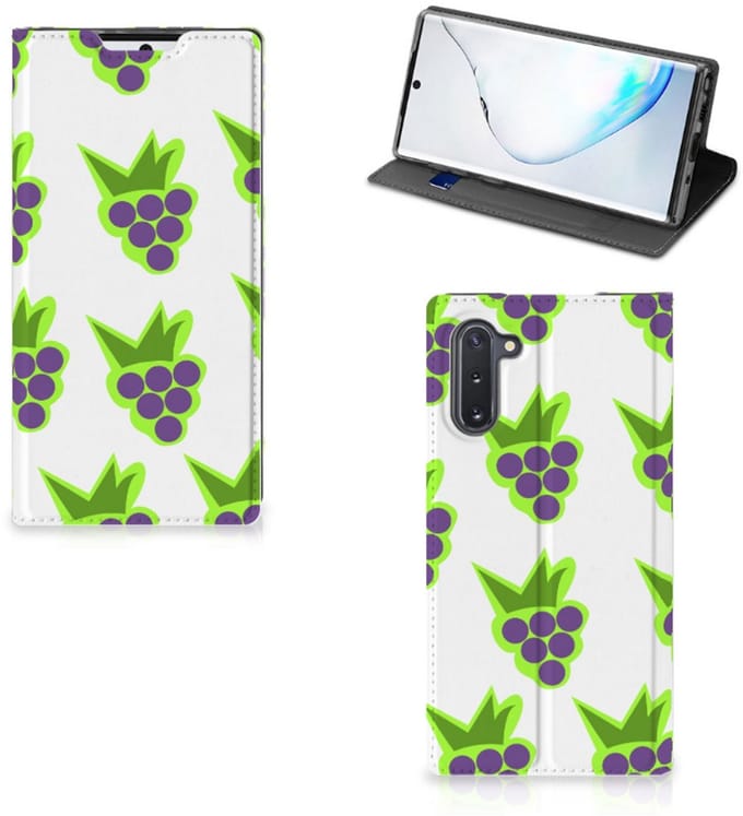 Samsung Galaxy Note 10 Flip Style Cover Druiven