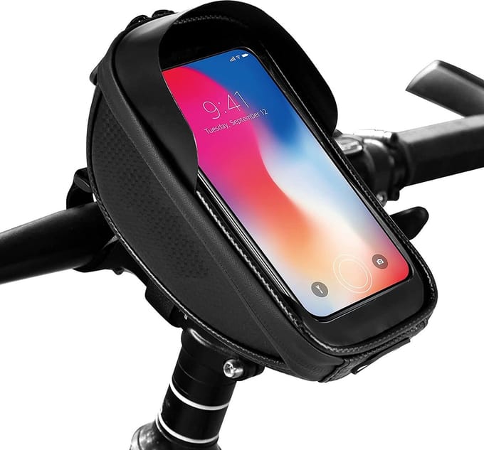 Fiets Stuurtas - Telefoonhouder - Mobielhouder Fiets - Waterdicht - Opbergtas Stuur