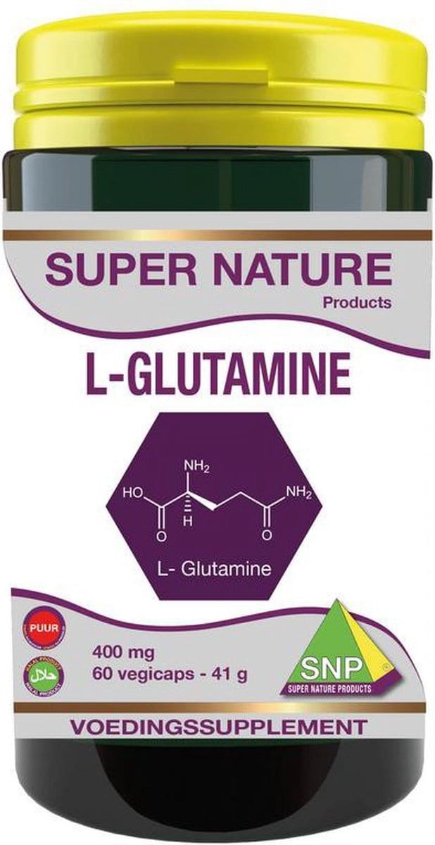 SNP L-Glutamine 400mg puur 60 Vegetarische capsules