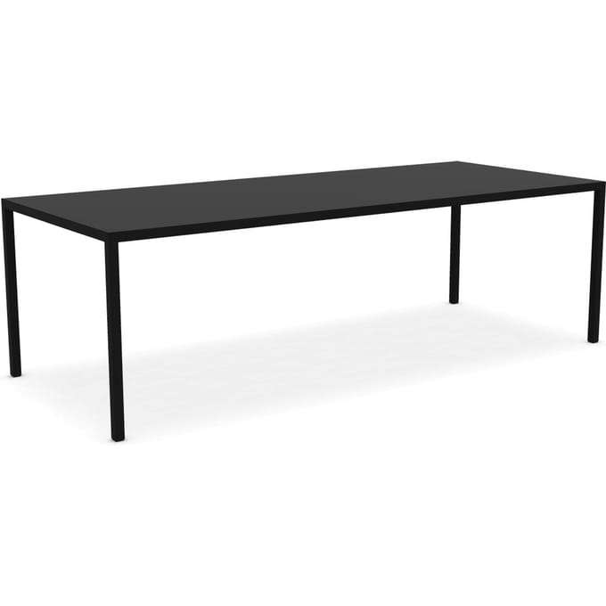 MDF Italia Tense tafel - zwart - 100 x 240 cm
