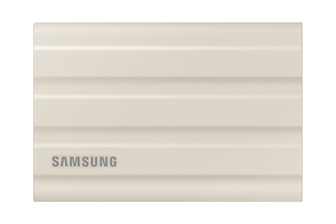 Samsung Portable SSD T7 Shield - 2TB - Beige - External hard drive SSD - USB 3.2 Gen 2