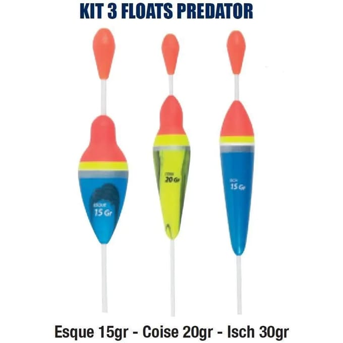 Kit van 3 drijvers Ragot