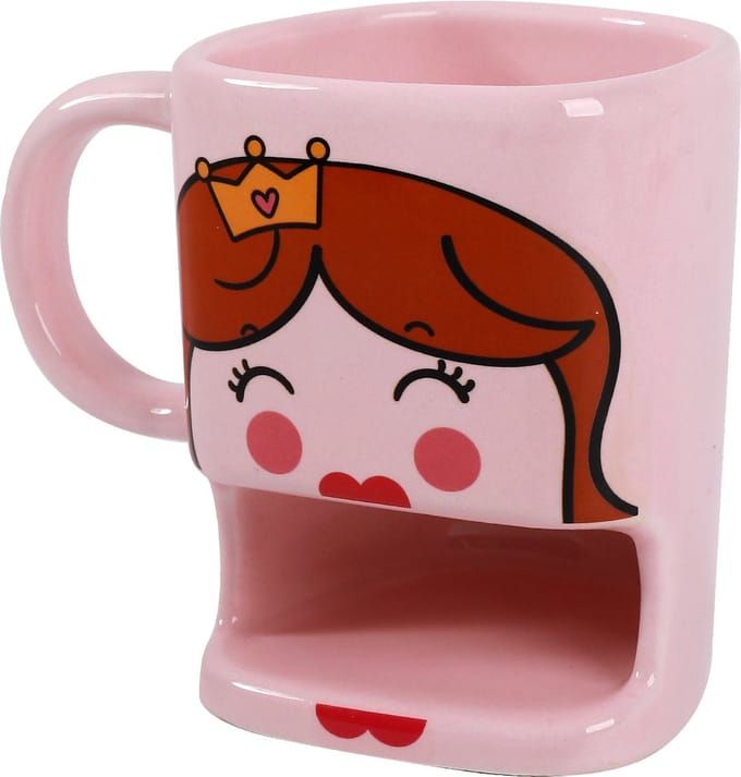 I-total - kopje met koekjeshouder - prinses