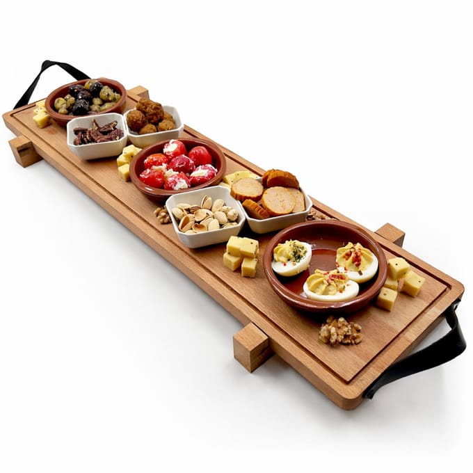Industrial Living Borrelplank – Tapasplank - Serveerplank- Rechthoek - Hout