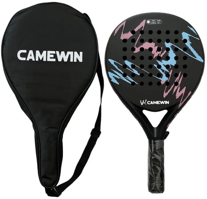 Nivard Padel Racket - Padelrackets - Padelracket - Roze/Blauw
