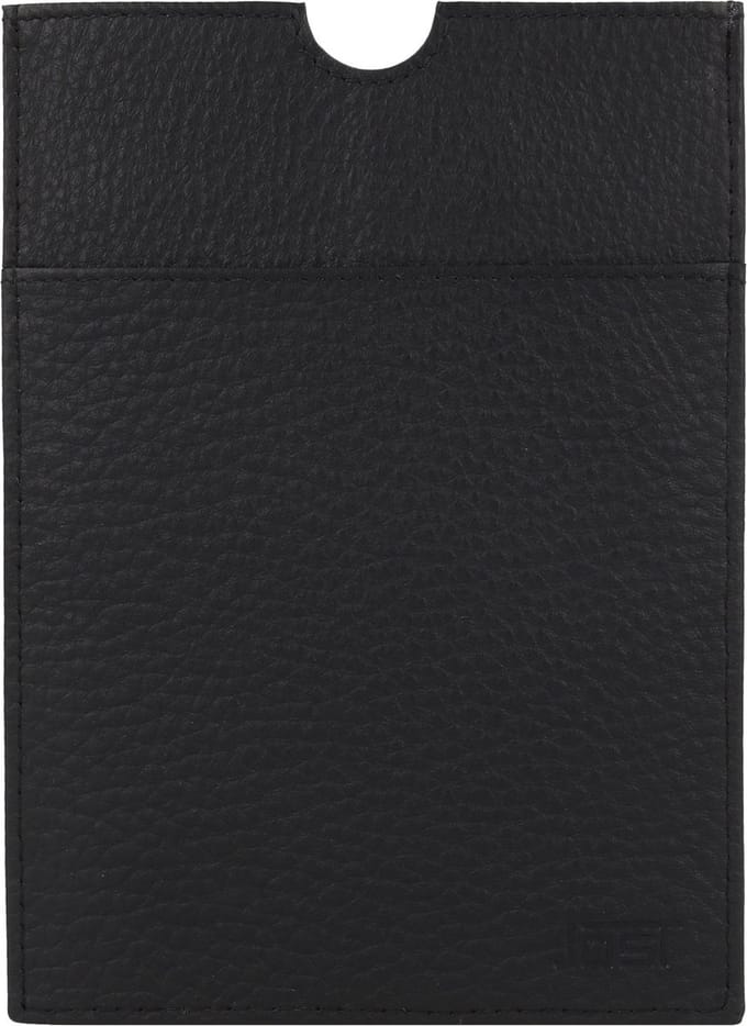 Jost Stockholm Paspoortkoffer Leer 11.5 cm - schwarz