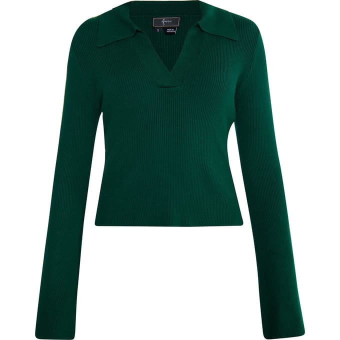 Faina Jumper Dames Smaragdgroen