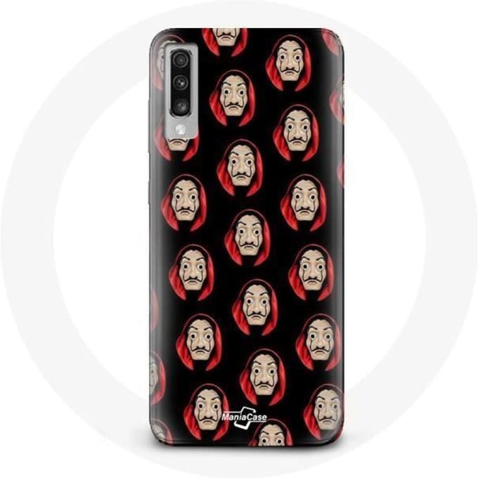Coque - La Casa De Papel - Samsung Galaxy A50 - Noir - Souple - Protection contre les chocs