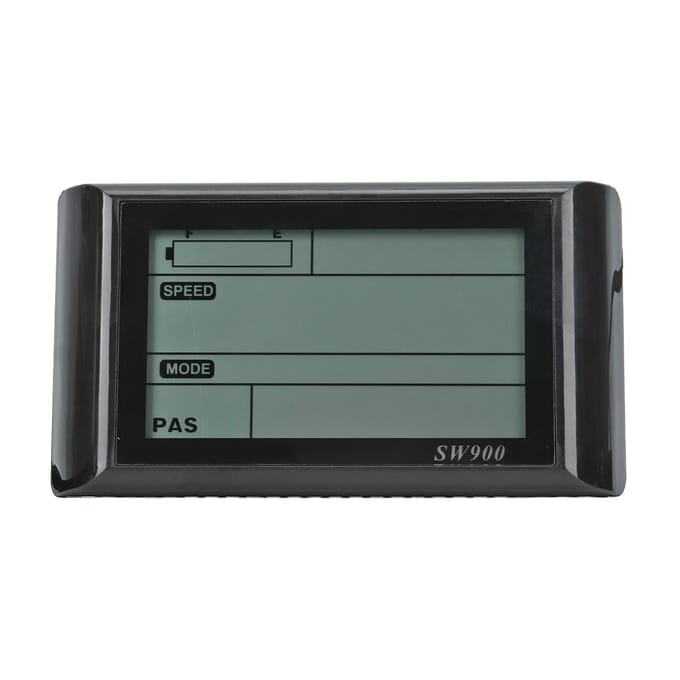 Vélo Électrique SW900 Écran LCD 24V 36V 48V 60V Étanche Trottinette Électrique Écran Panneau de Commande LCD pour gray