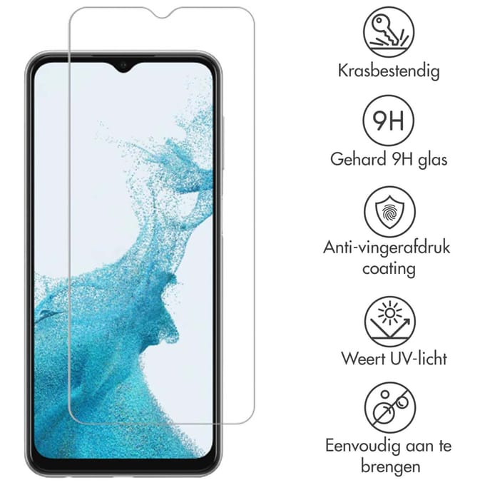 Accezz Screen Protector - Geschikt voor Samsung Galaxy A23 (5G) - Gehard Glas Screenprotector