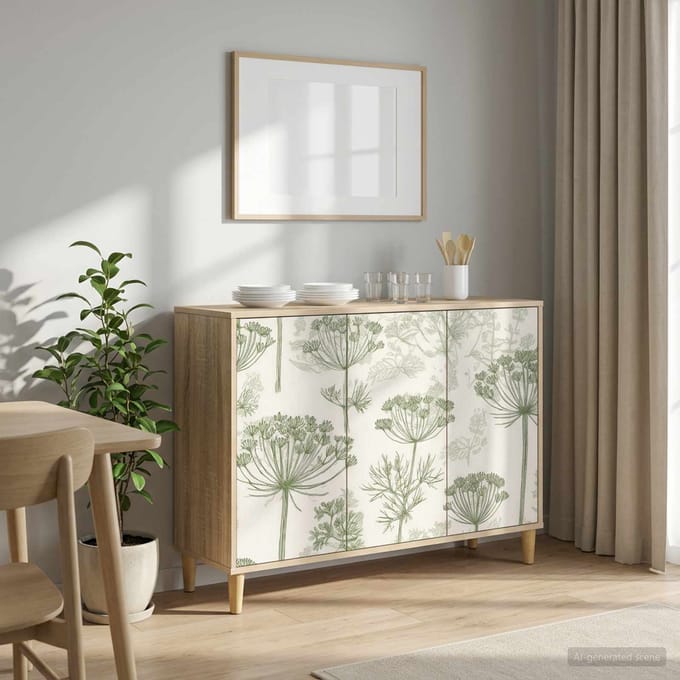 vidaXL - Dressoir - GOTHA - Sonoma - 102 - x - 33 - x - 75 - cm - Bewerkt - hout