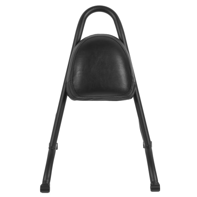Ensemble de repose-pieds passager pour motoVisÉcrouJoint avec coussin de dossier Conception ergonomique(Noir ) noir