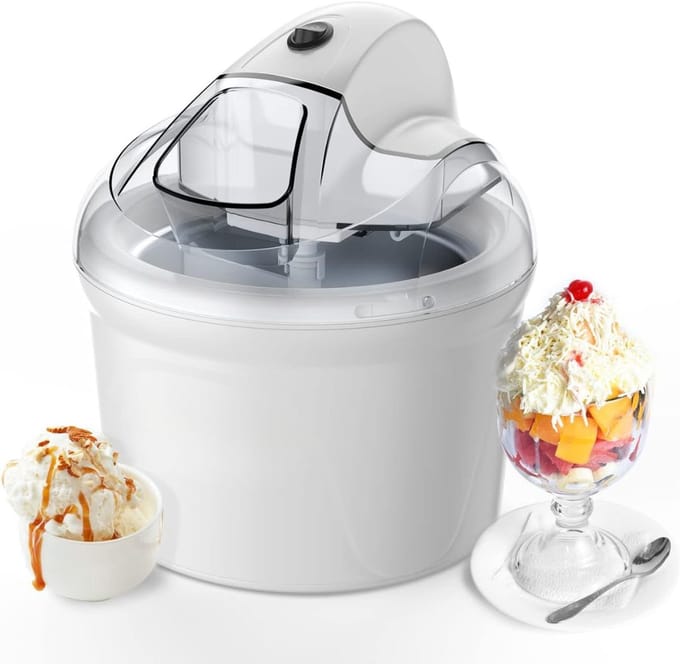 IJsmachine - IJsmaker - Softijs Machine Voor Thuis - 1,5 Liter - Wit