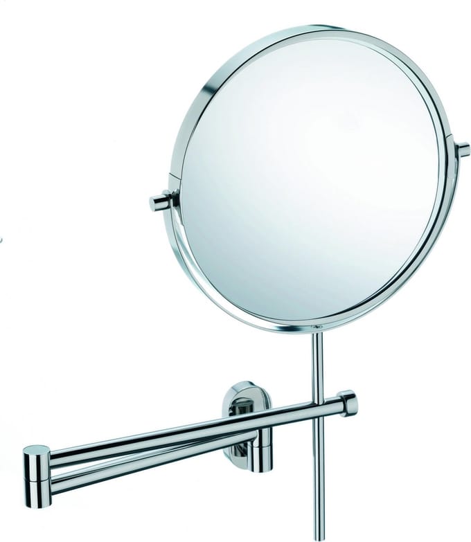 Lucido Spiegel met Wandbevestiging - Zilver - Kela