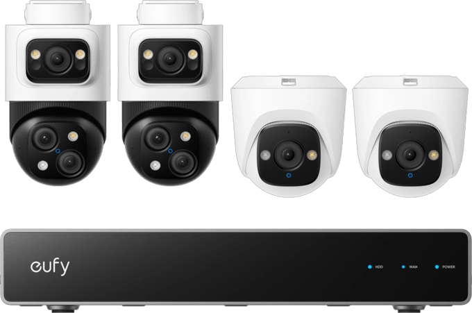 eufy NVR Security System S4 E8E00325 IP-Netwerk-videorecorderset Kabelgebonden, LAN 3840 x 2160 Pixel