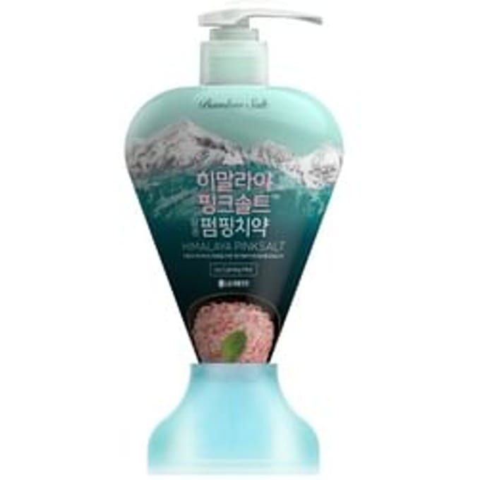 [LG Care] (j1) Bamboo Salt Himalaya Pink Salt Pumping Toothpaste 285g / # Floral Mint gray