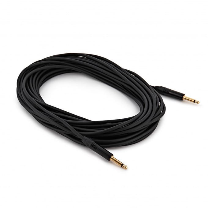 6.35mm TS Jack - 6.35mm TS Jack Pro Cable by Gear4music, 20m