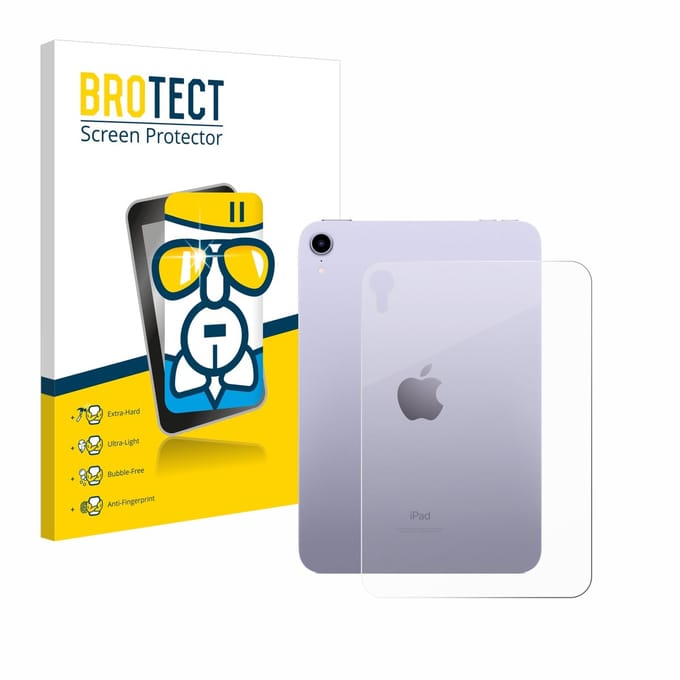 Screenprotector voor Apple iPad Mini 7 2024 (Achterkant) Beschermglas transparant