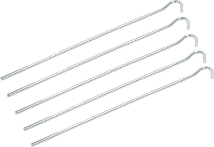Pro Plus Tentharingen - 20x stuks - metaal - open oog - 25 cm - Rotspennen - grondpennen