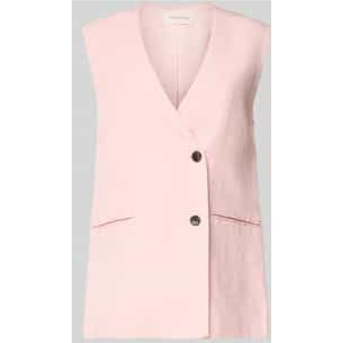 Oversized bodywarmer van viscosemix model 'Franciska'