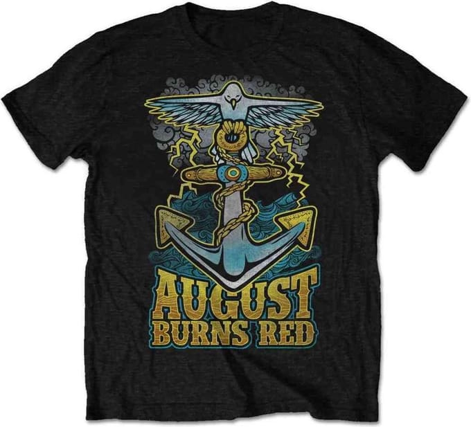 August Burns Red - Dove Anchor Heren T-shirt - S - Zwart