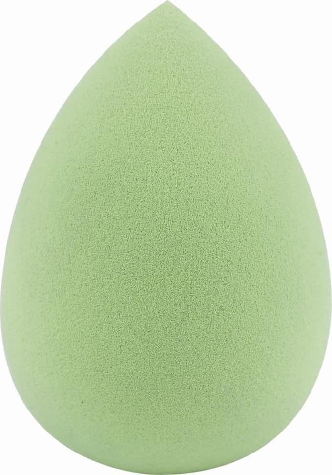 Micro mini make-up spons - lime/groen - 2-pack