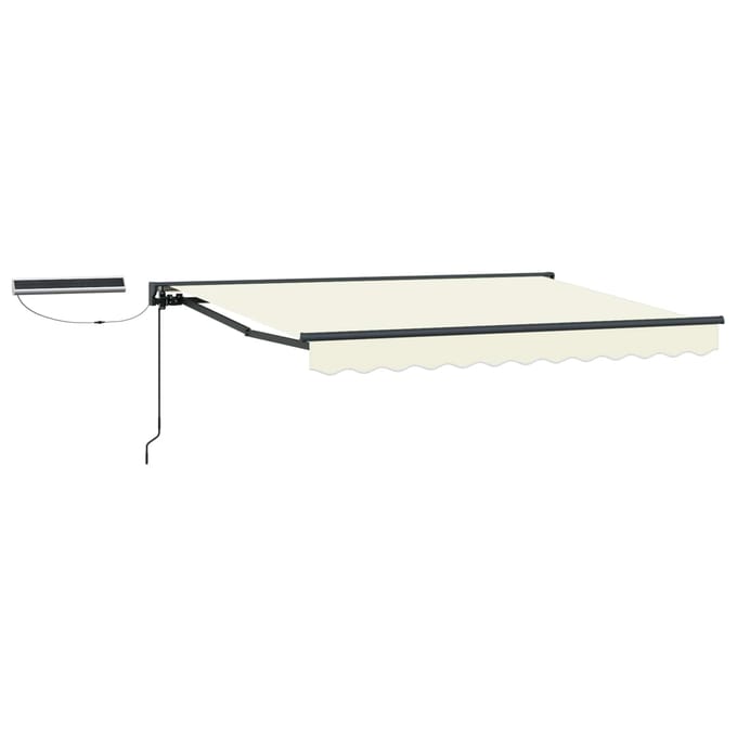 vidaXL - Elektrisch - Uitschuifbare - Zonneluifel - 3,5 - x - 2,5 - m
