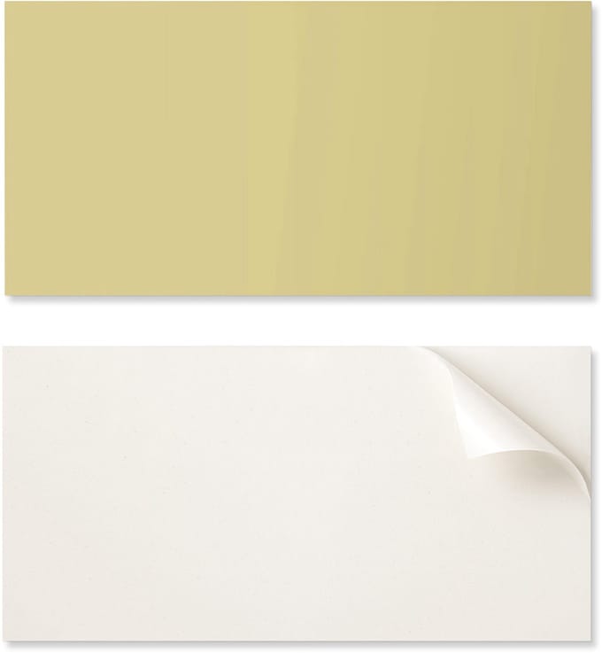 Vinyl wandpaneel voor moderne interieurdecoratie, 100x50 cm, geel