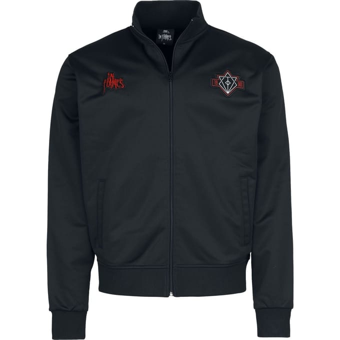 In Flames Soccer Trackjacket Heren Trainingsjas - zwart - S