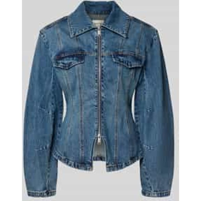 Jeansjack van katoenmix model 'Melu'
