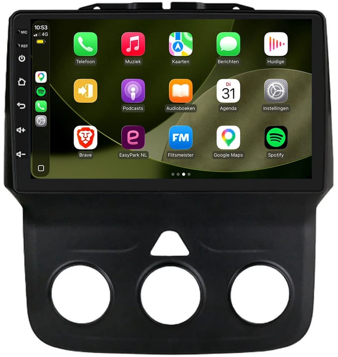 CarPlay autoradio geschikt voor Dodge RAM | 2014 t/m 2018 | Android 13 | Draadloos Apple CarPlay & Android Auto | 2GB + 32GB | 8-Core processor | Davilon | 2025 model | 2014 2015 2016 2017 2018 | Bluetooth & Wifi
