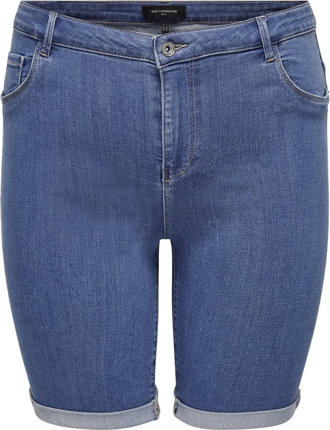 ONLY CARMAKOMA - CARTHUNDER LIFE REG LONG SHORTS DNM NOOS Dames Broek