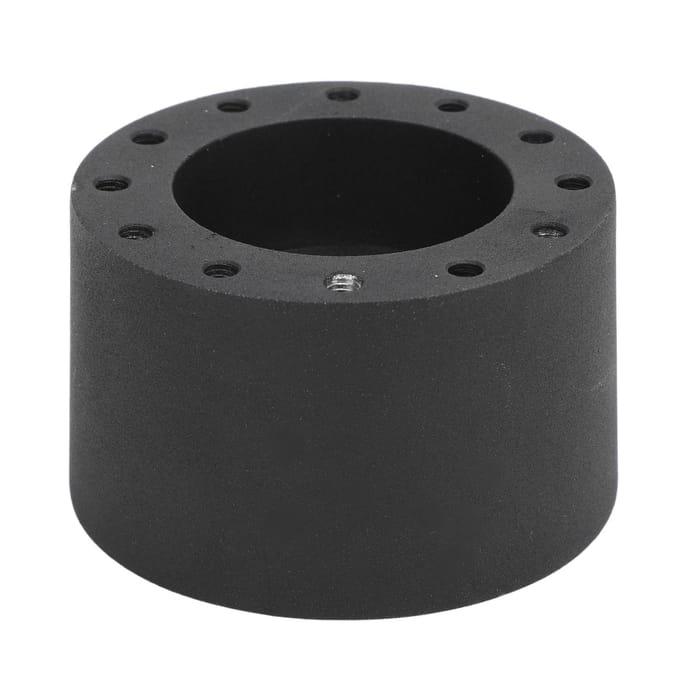 Boot Stuurwiel 6 Gats Naafadapter 34 Inch Keilbaan Metaal Sterke Structuur Marine Naafadapter black