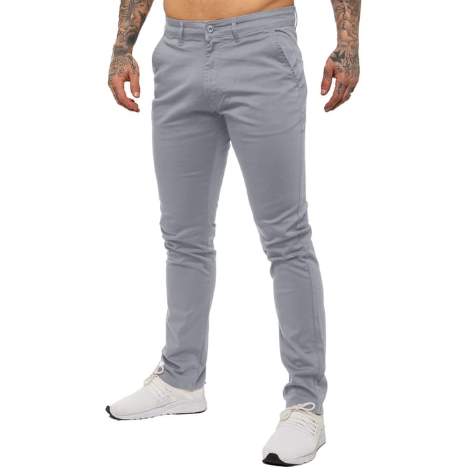Enzo Heren Slim Fit Stretch Chino
