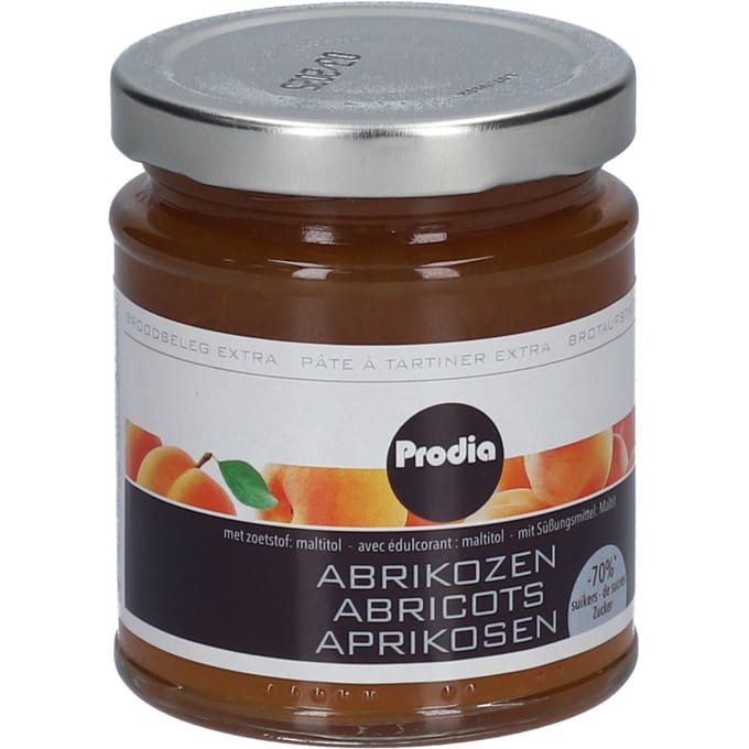 Prodia Broodbeleg Extra Abrikoos Maltitol 215 Overige