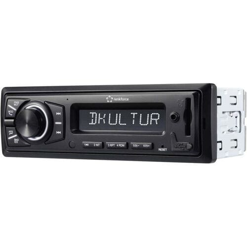 Renkforce RF-ARAR-400 Autoradio enkel DIN Incl. DAB-antenne, DAB+ tuner, Bluetooth handsfree