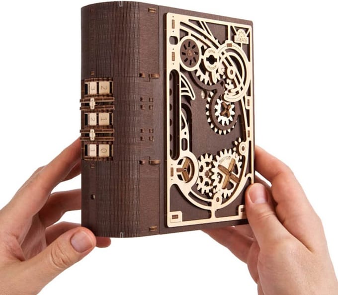 UGEARS Houten 3D Model - Book Of Secrets