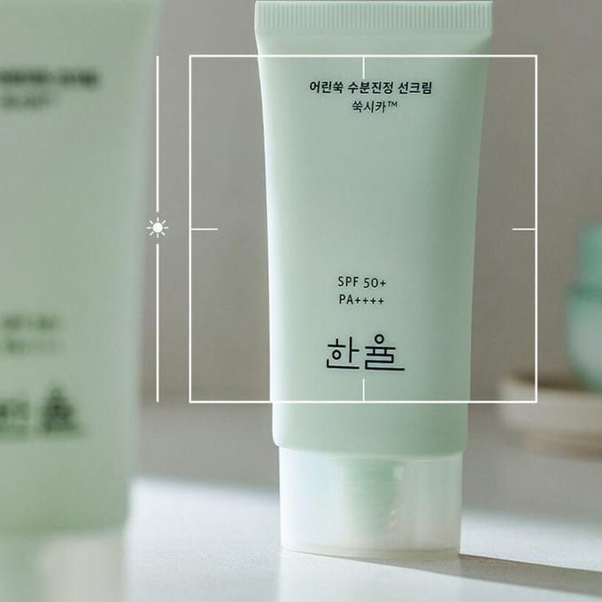 [HANYUL] Pure Artemisia Calming Suncream SPF 50+ PA++++ 50ml white