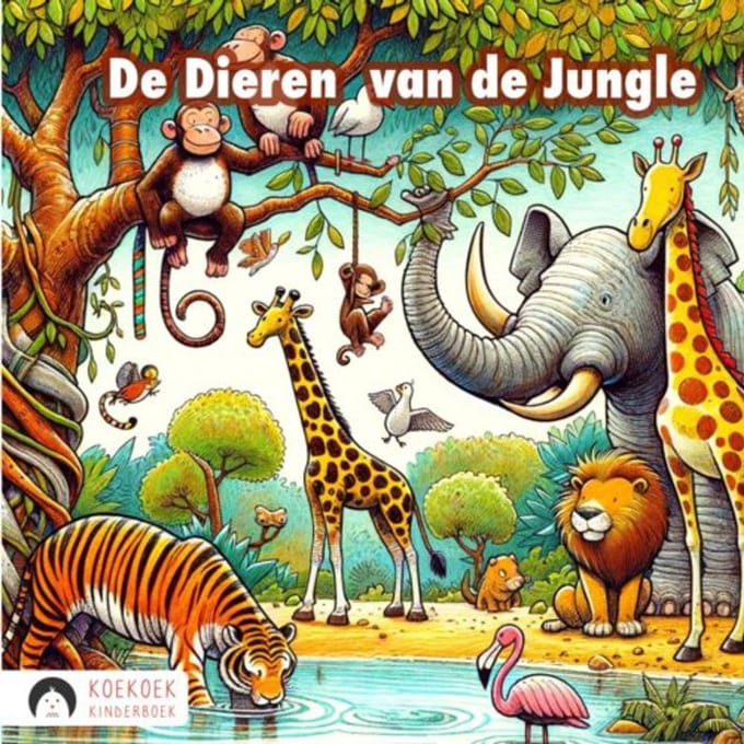 De Dieren Van De Jungle - Koekoek Kinderboek